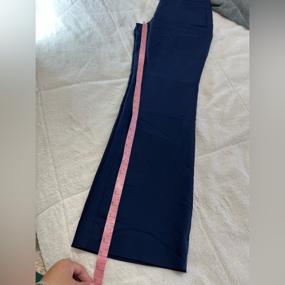 White House Black Market Dark Blue Flare Pants size 2S - Picture 8 of 11
